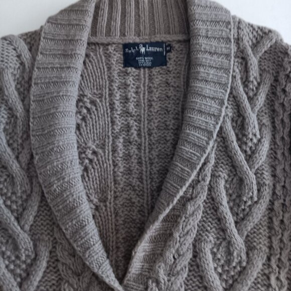 Ralph Lauren Wool Hand Knit Sweater Size Medium - Picture 4 of 11